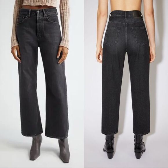Acne Studios 2022 Loose Fit Denim Jeans in washed black